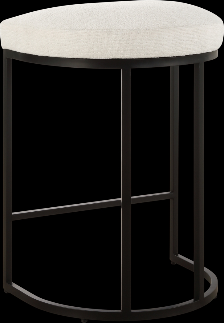 Jimin White Counter Stool - Thumbnail - Image 5