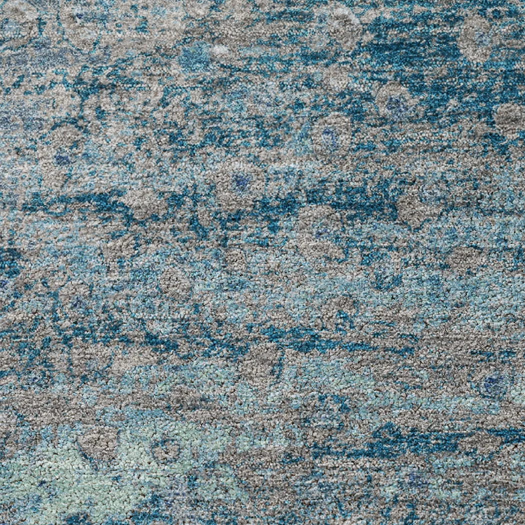 Jirak Blue 8' x 10' Machine Washable Rug - Thumbnail - Image 3