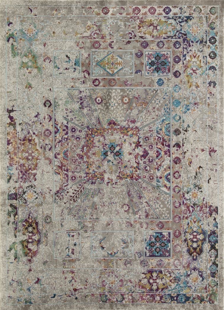 Jiten Gray 8' x 10' Rug - Thumbnail - Image 1