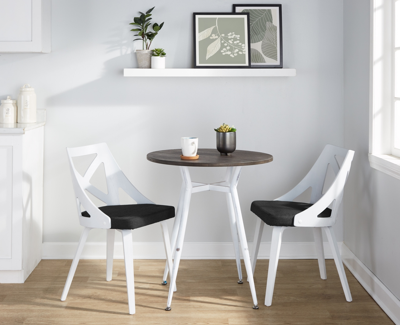 Jiwa Charcoal 3 Pc Dining Set - Thumbnail - Image 2