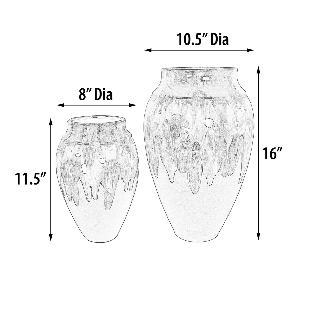 Jodelie Blue Vase, Set of 2 - Thumbnail - Image 5