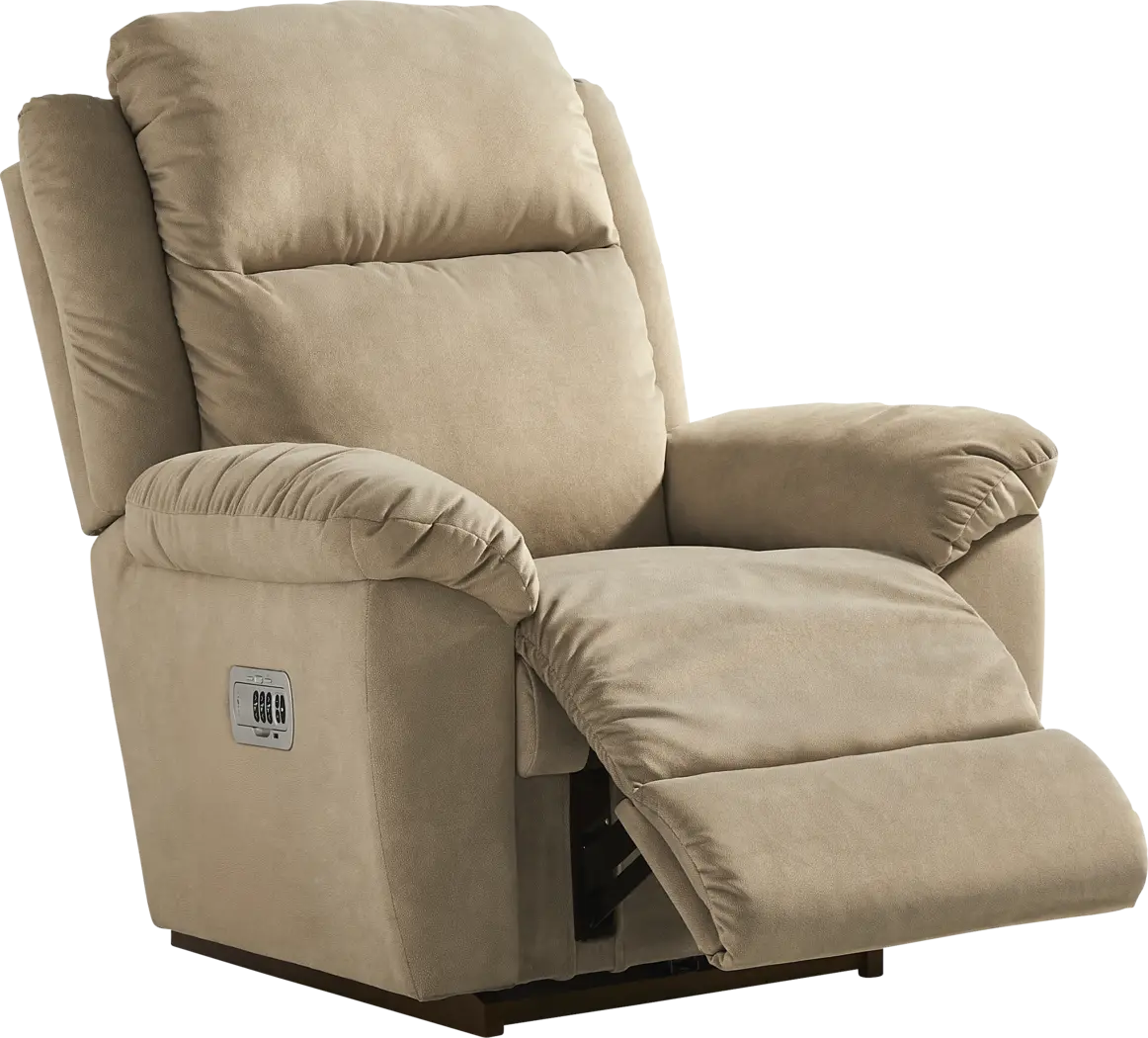 La-Z-Boy Joel III Buff Dual Power Recliner - Thumbnail - Image 1