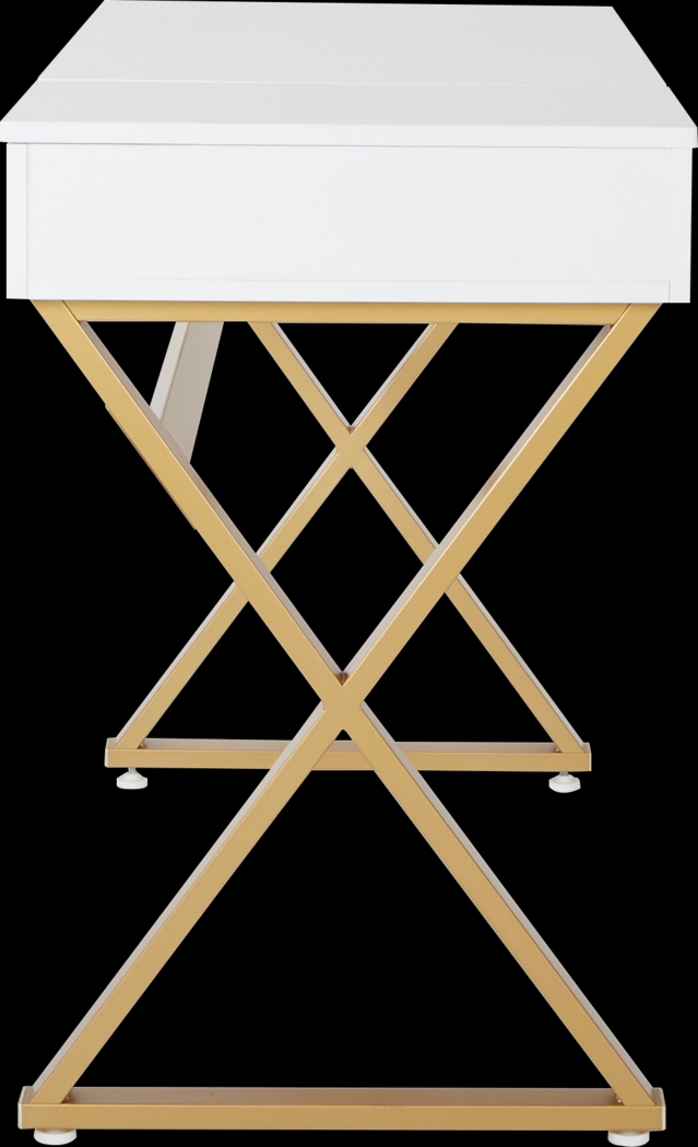 Joelette White Vanity Desk - Thumbnail - Image 4