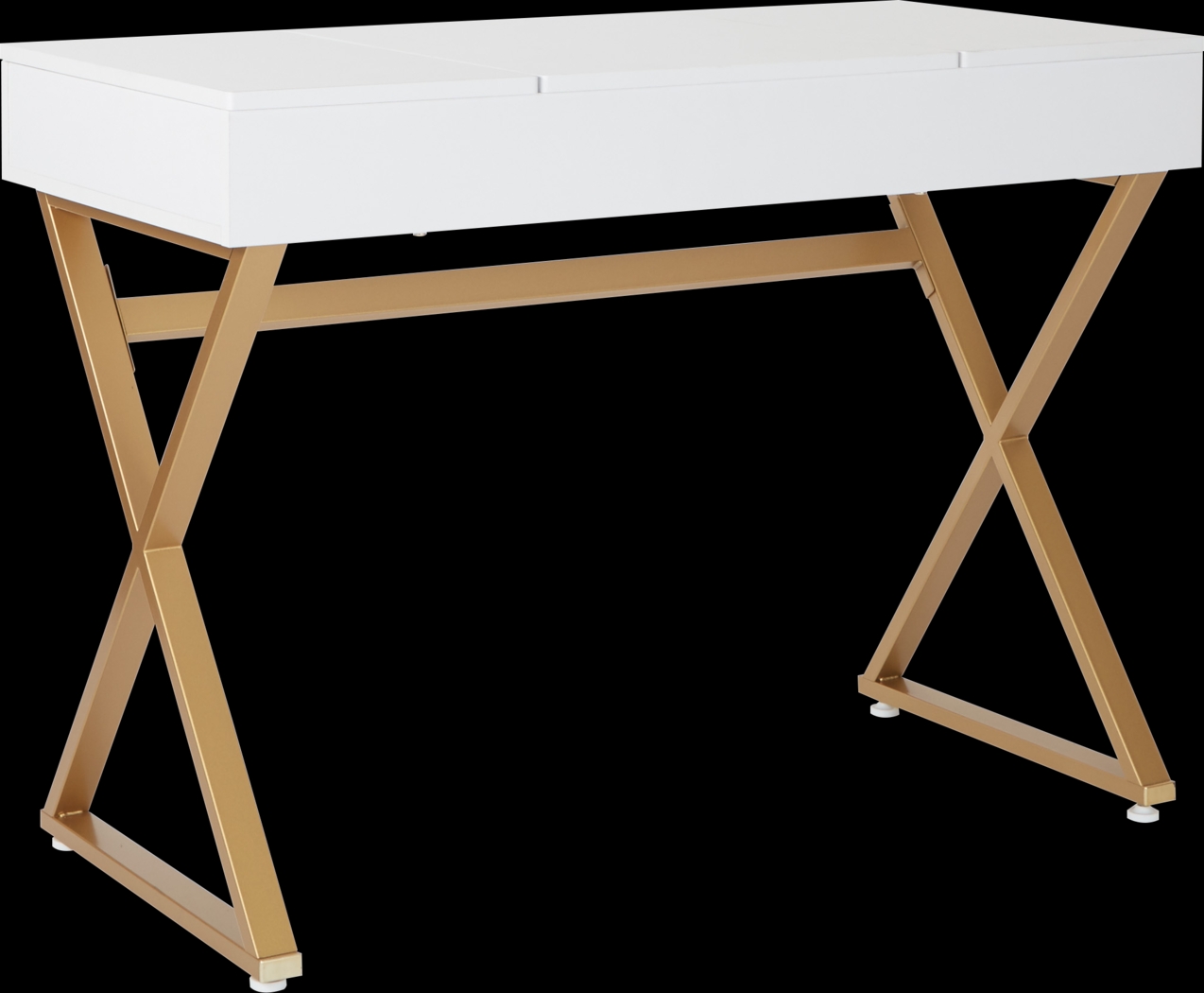 Joelette White Vanity Desk - Thumbnail - Image 1