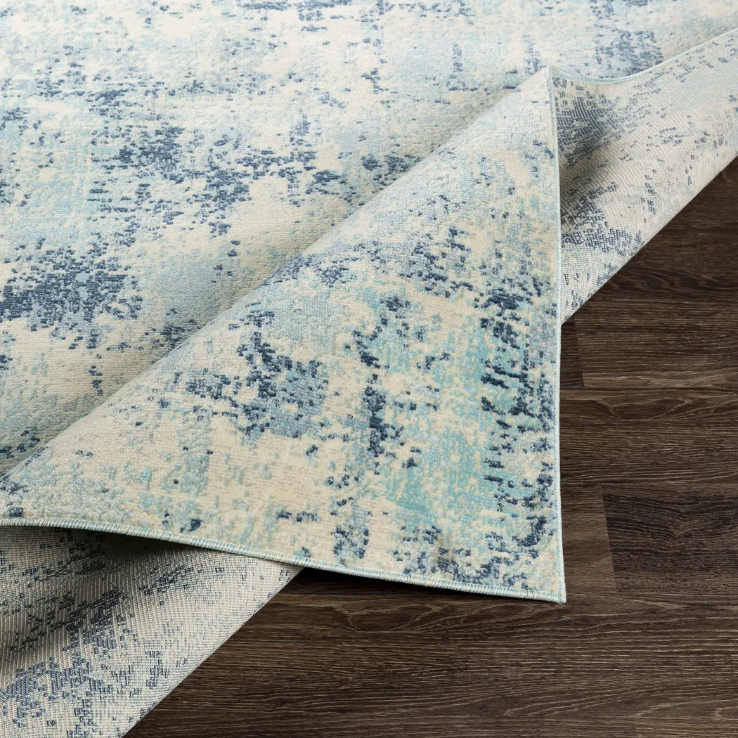 Joely Aqua 8'10 x 12' Indoor/Outdoor Rug - Thumbnail - Image 6