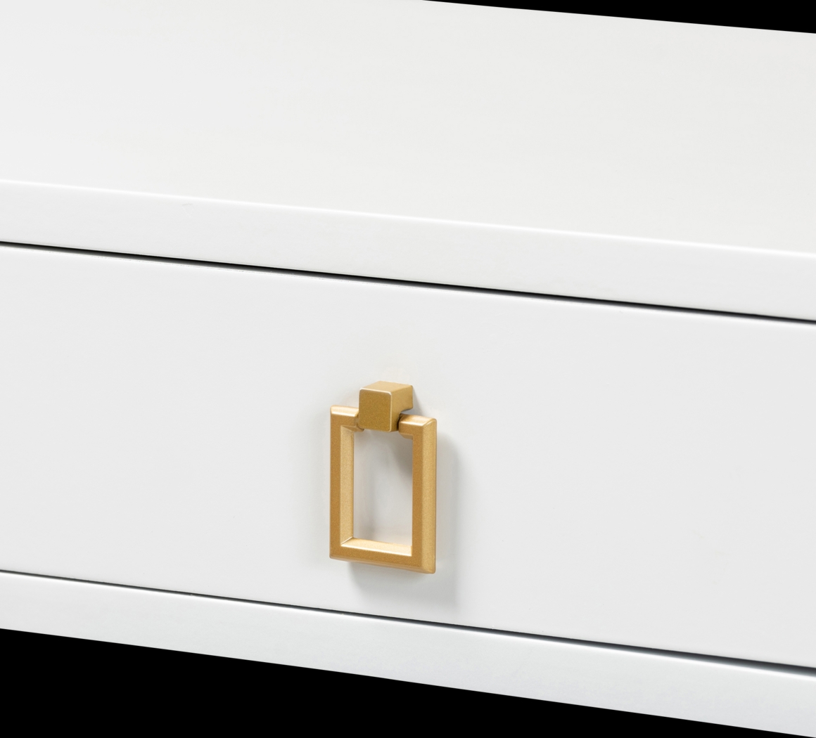 Joien White Sofa Table - Thumbnail - Image 6