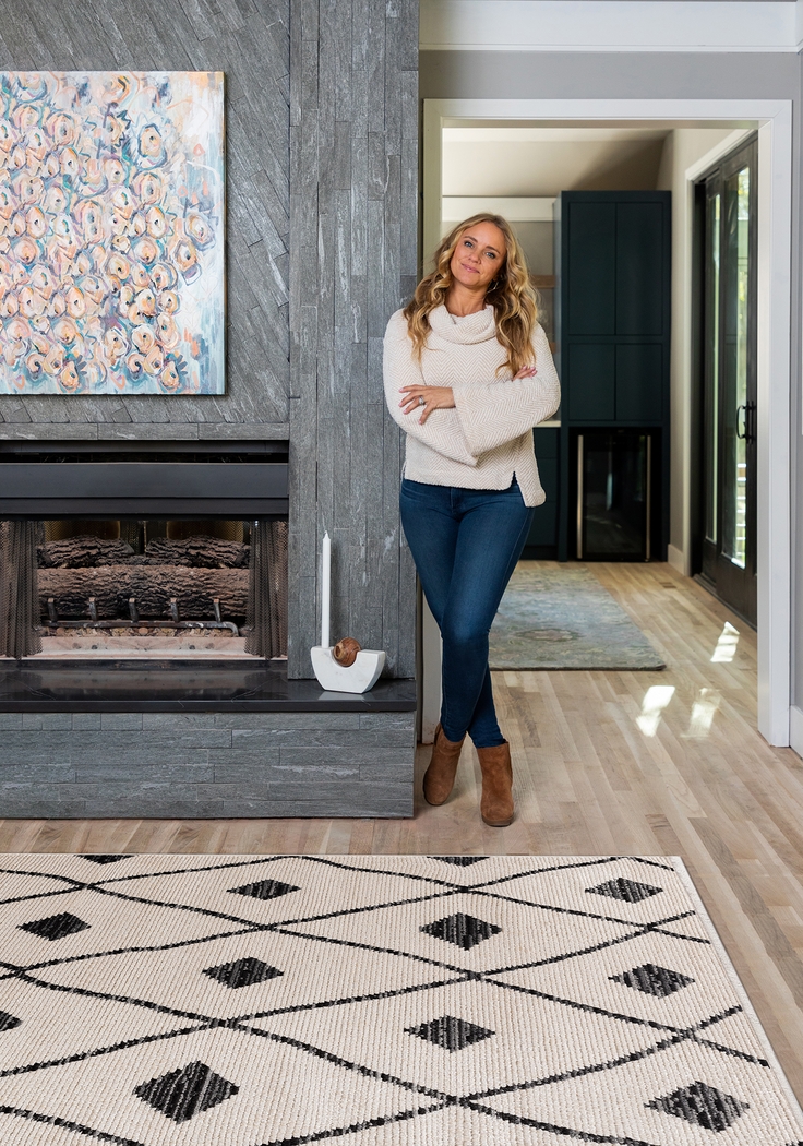 Jolcona Ivory 7'10 x 10'1 Rug - Thumbnail - Image 3