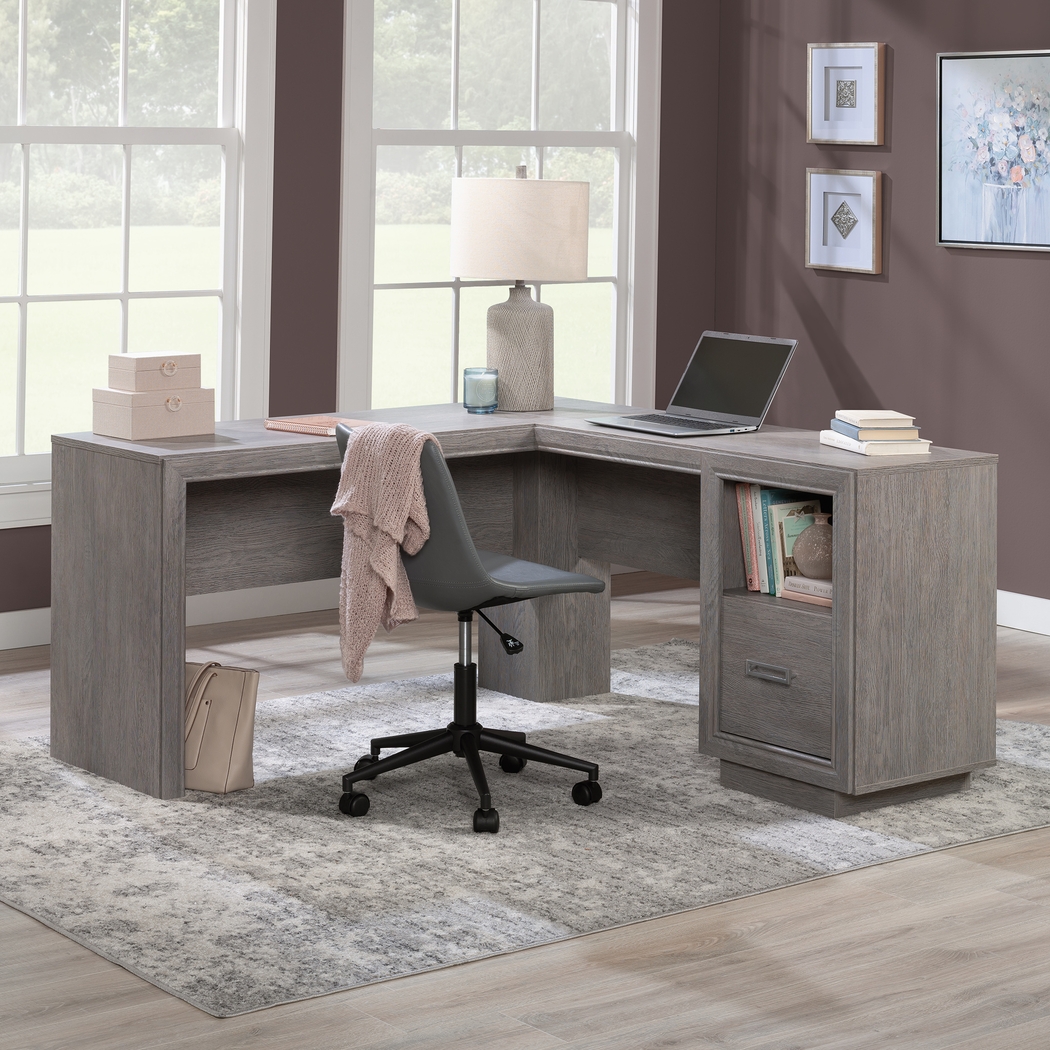 Jolicoeur Gray L-Desk - Thumbnail - Image 2
