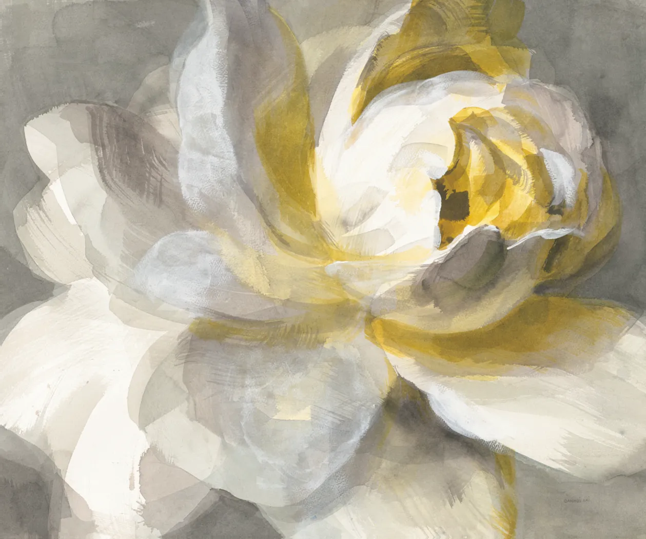 Joliette Rose Yellow Artwork - Thumbnail - Image 1