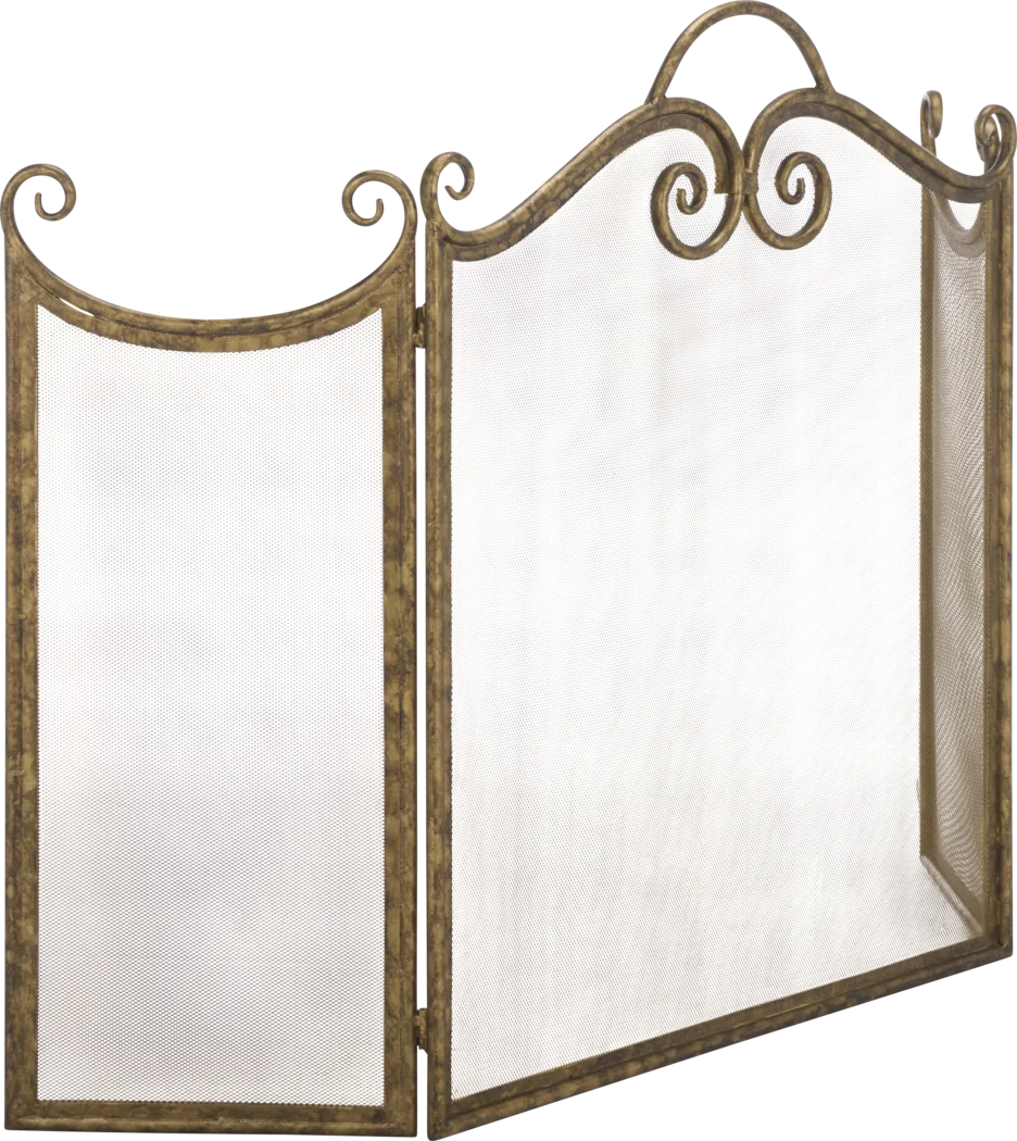 Jolmuse Brass Fireplace Screen - Thumbnail - Image 5