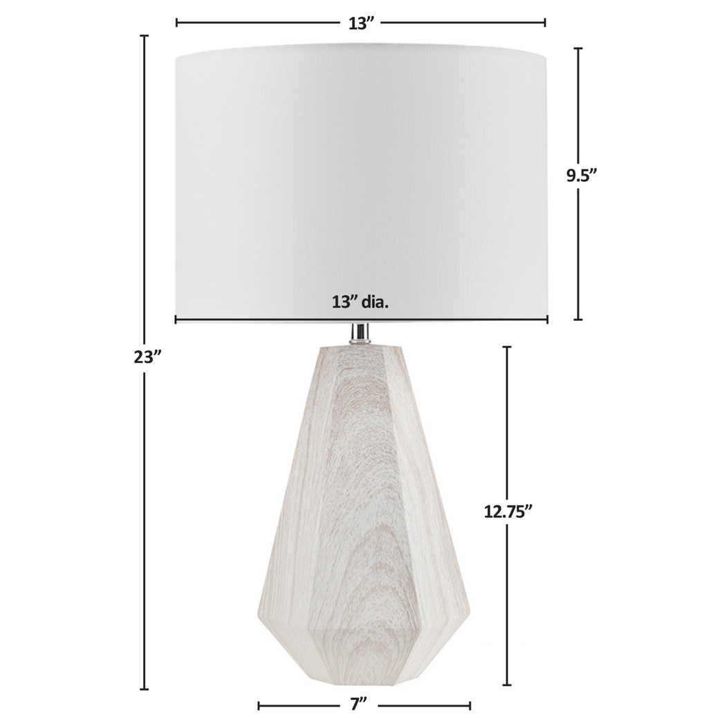 Jolson Shade White Lamp - Thumbnail - Image 11