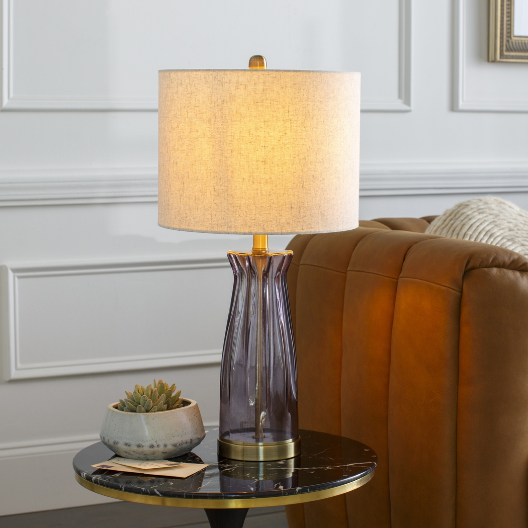 Jomar Hills Purple Lamp - Thumbnail - Image 3