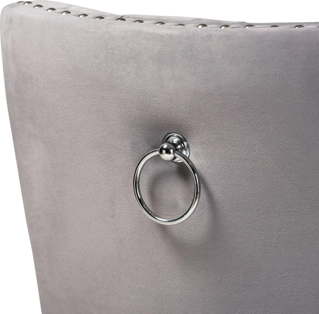 Jomax Gray Dining Chair, Set of 2 - Thumbnail - Image 4