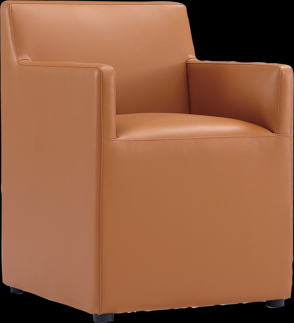 Jonagold II Brown Arm Chair - Thumbnail - Image 1