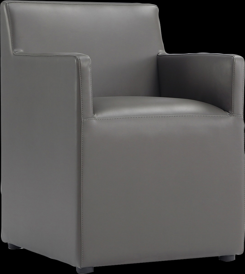 Jonagold II Pewter Arm Chair - Thumbnail - Image 1