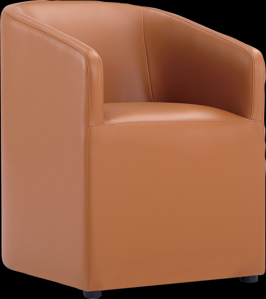 Jonagold III Brown Arm Chair - Thumbnail - Image 1