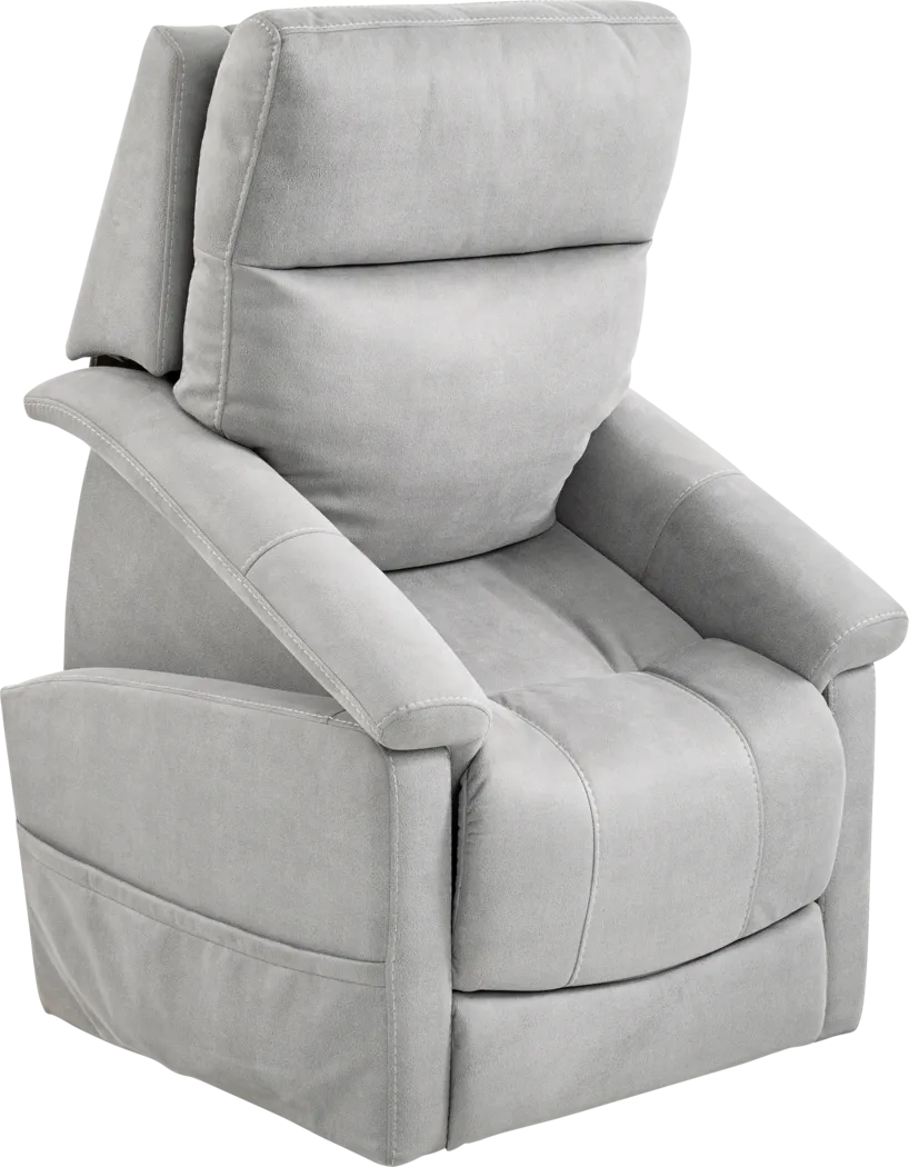 Jonah Way Dove Dual Power Recliner - Image 5