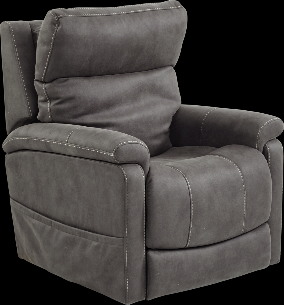Jonah Way Gunmetal Power Recliner - Thumbnail - Image 4