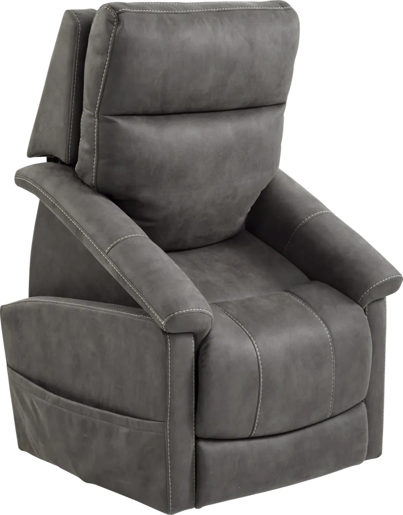 Jonah Way Gunmetal Power Recliner - Image 5