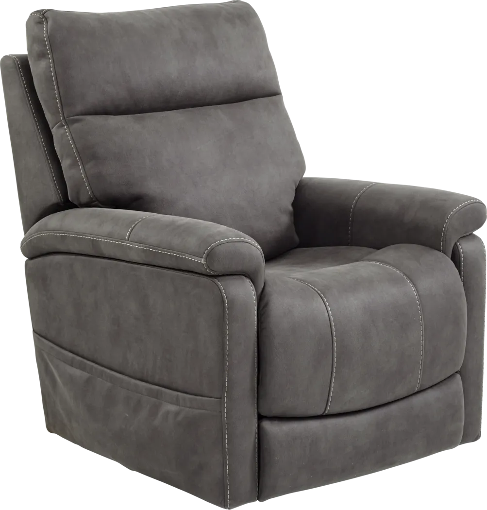 Jonah Way Gunmetal Dual Power Recliner - Thumbnail - Image 2