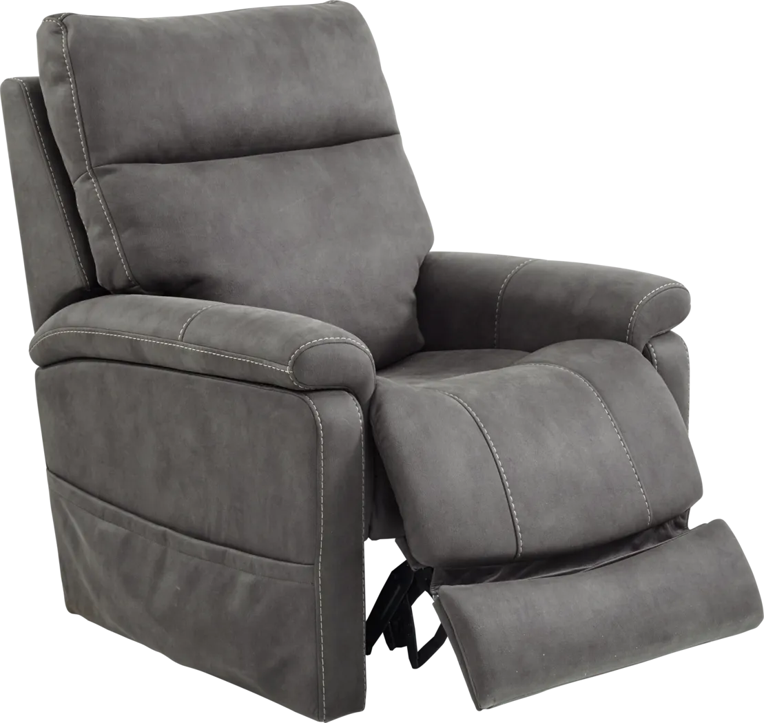 Jonah Way Gunmetal Dual Power Recliner - Thumbnail - Image 1