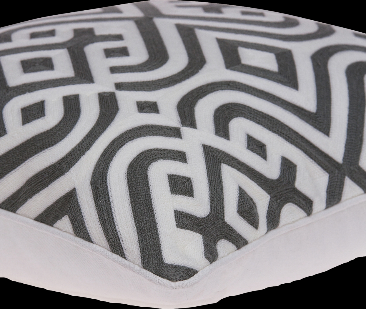 Jonita Gray Accent Pillow - Thumbnail - Image 4