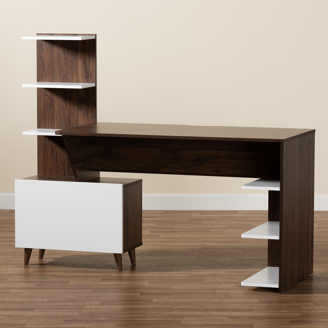 Jonquil Walnut Desk - Thumbnail - Image 9