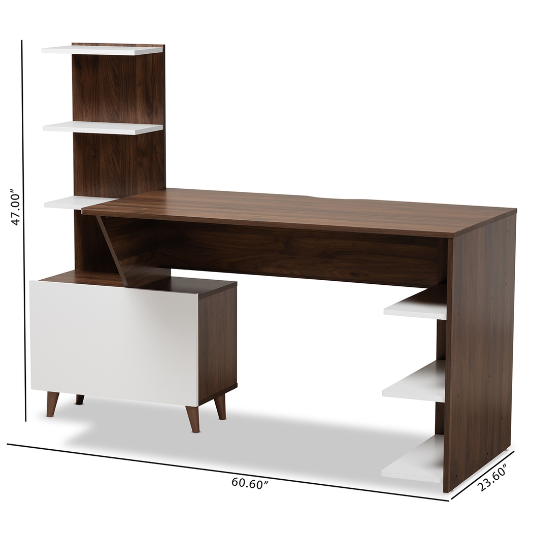 Jonquil Walnut Desk - Thumbnail - Image 10
