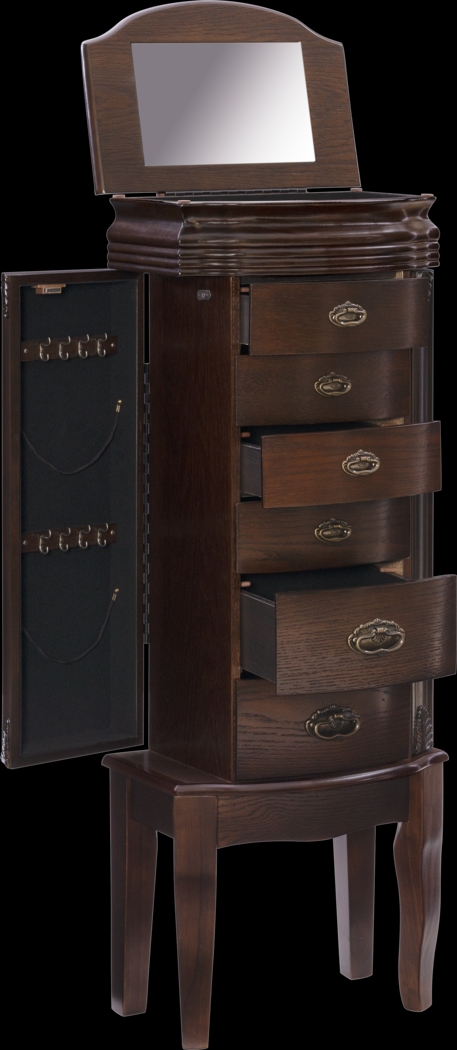 Jonquill Brown Jewelry Armoire - Thumbnail - Image 8
