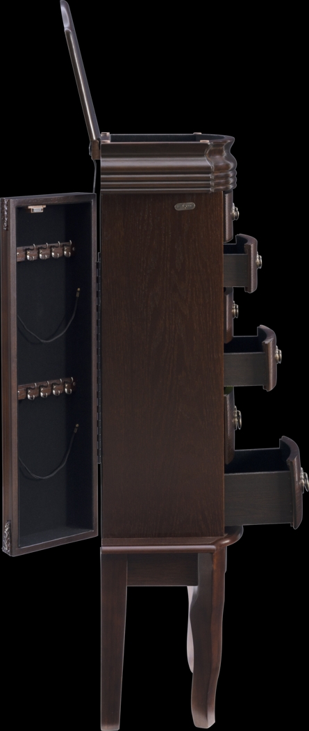 Jonquill Brown Jewelry Armoire - Thumbnail - Image 10