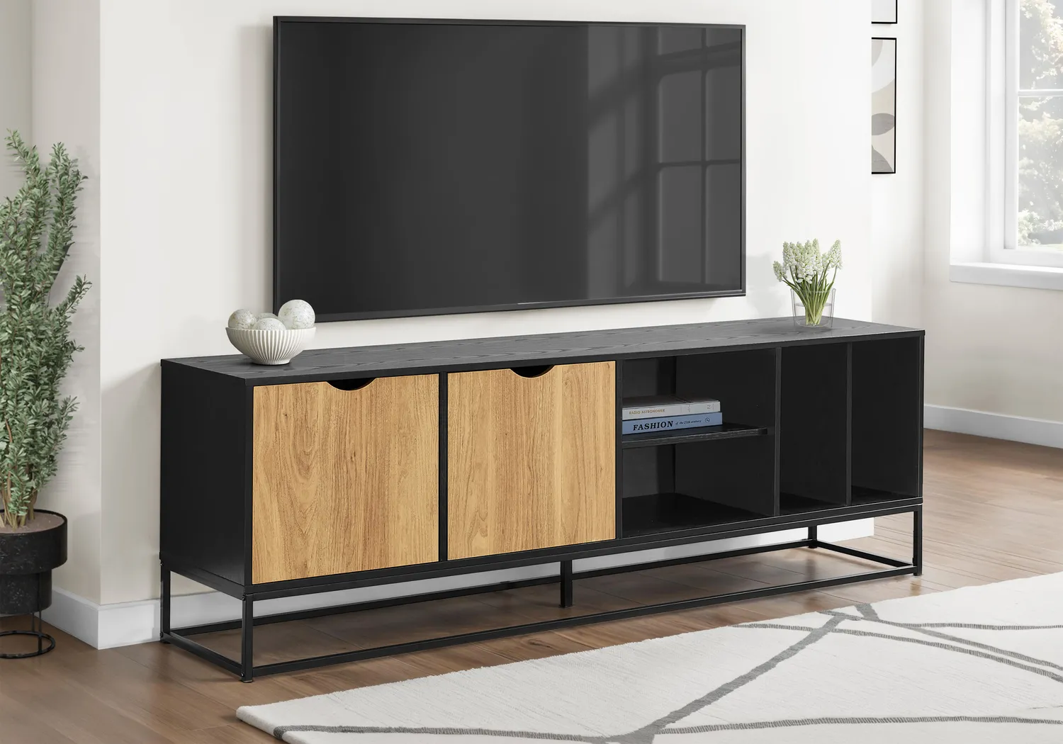 Jontray Black 72 in. Console - Thumbnail - Image 3