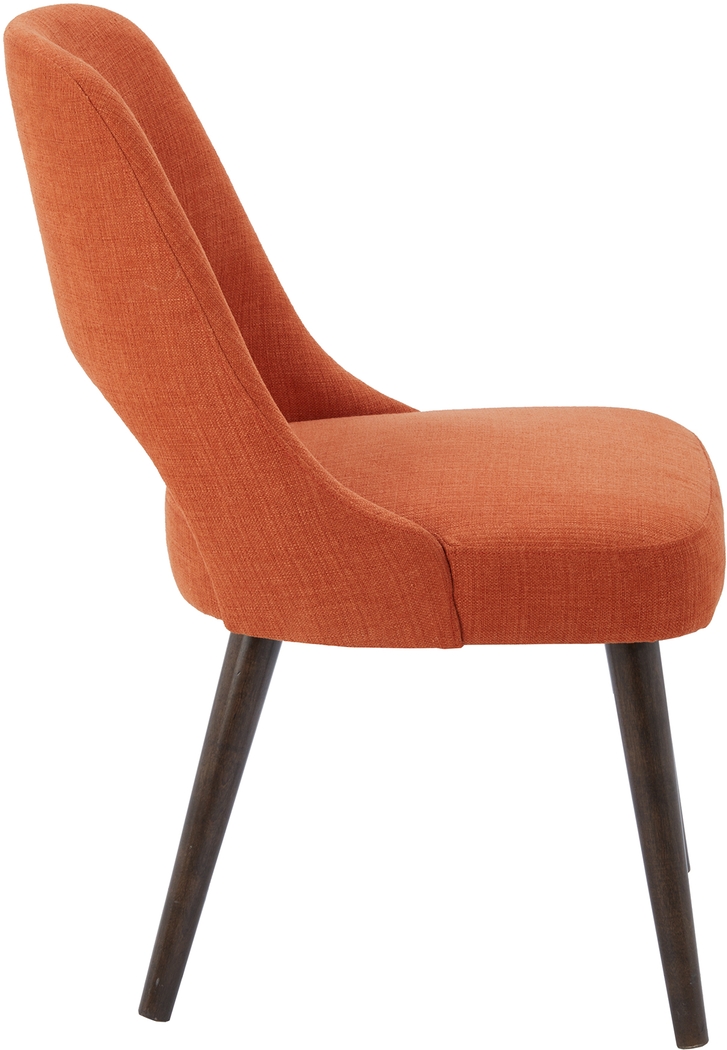 Joralemon Orange Dining Chair, Set of 2 - Thumbnail - Image 4