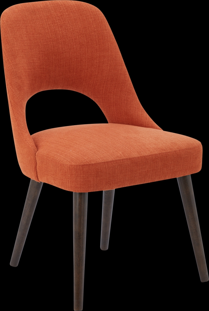 Joralemon Orange Dining Chair, Set of 2 - Thumbnail - Image 1