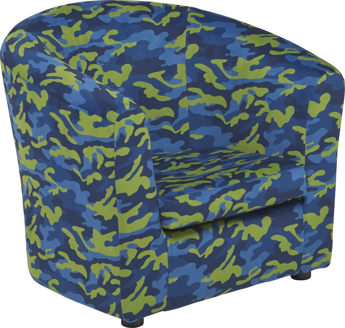 Jordan Blue Camo Chair - Thumbnail - Image 1