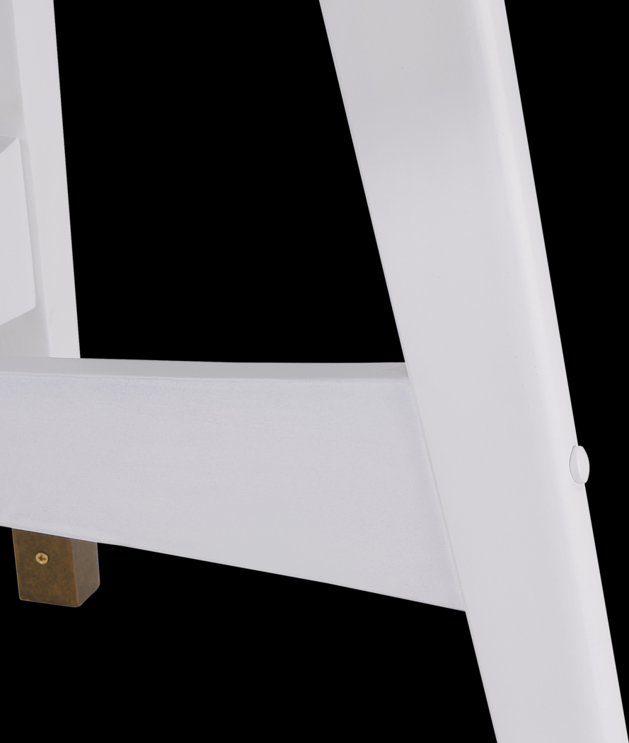 Jorine White Round Cocktail Table - Thumbnail - Image 5