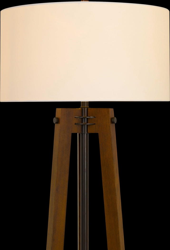 Josam Walnut Floor Lamp - Thumbnail - Image 2