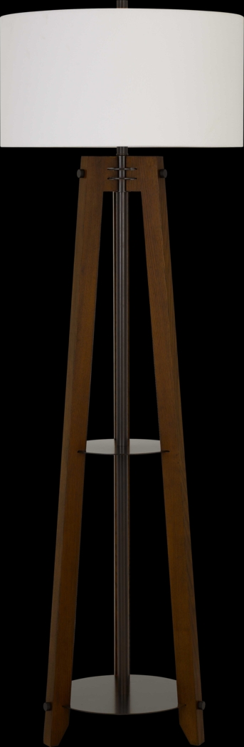 Josam Walnut Floor Lamp - Thumbnail - Image 1