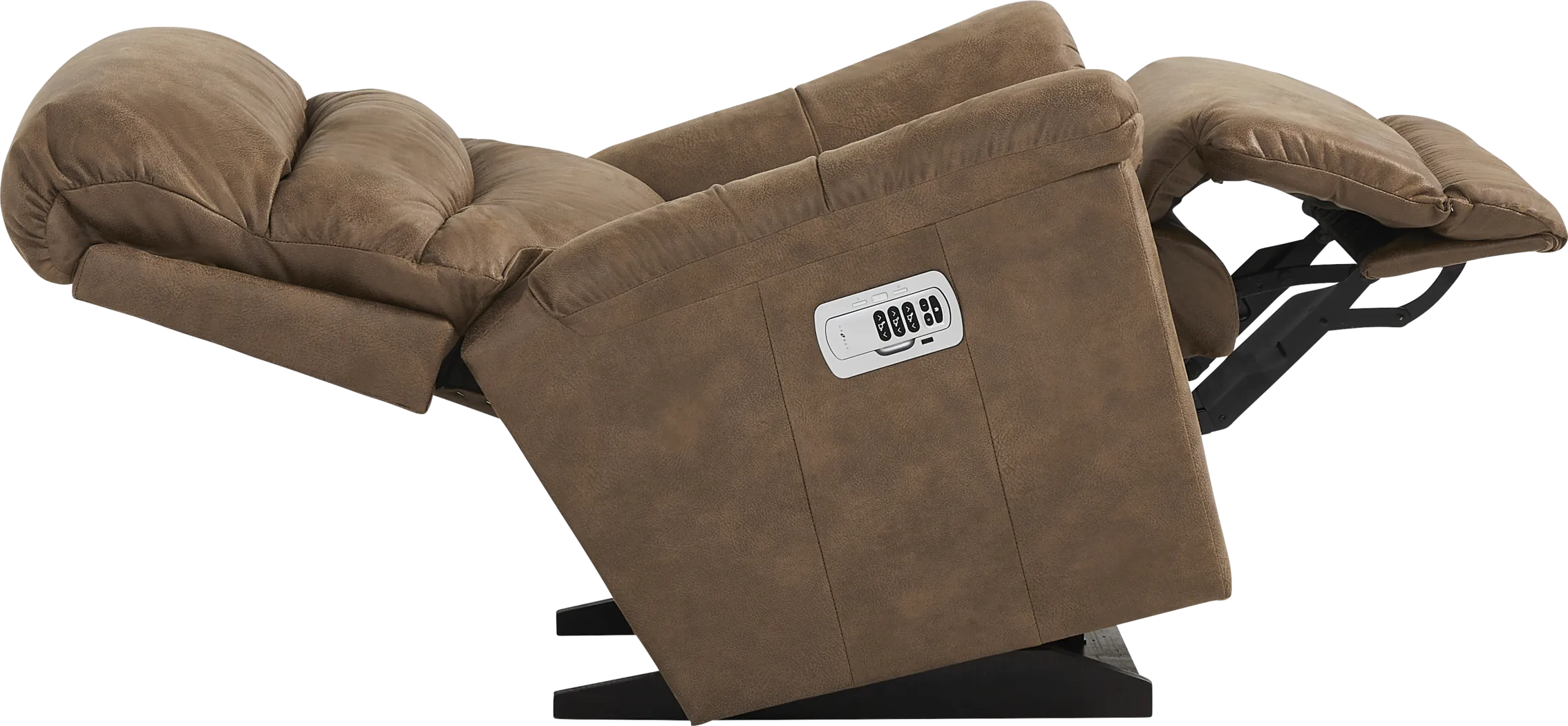 La-Z-Boy Joshua III Chestnut Dual Power Recliner - Thumbnail - Image 3