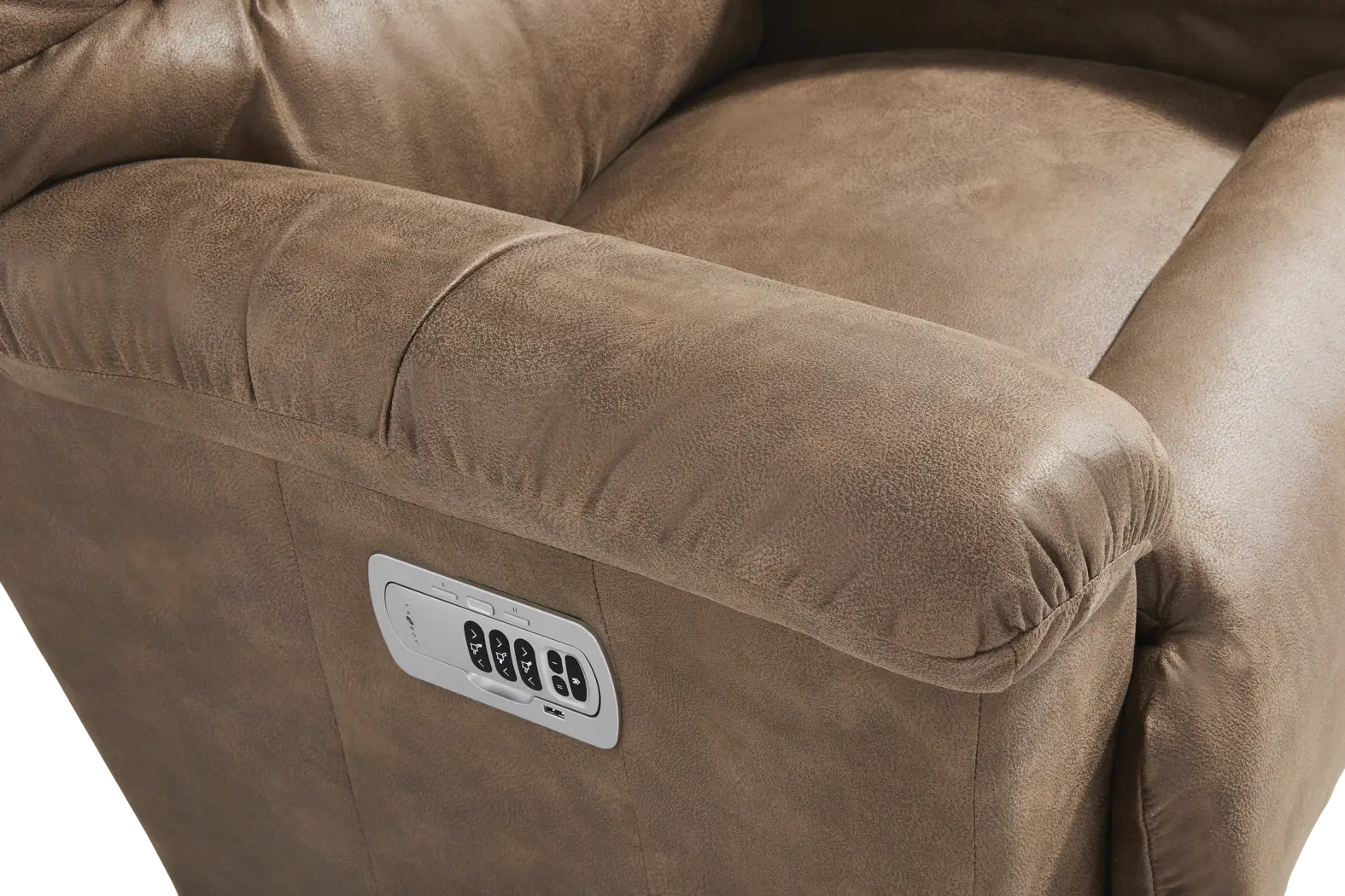 La-Z-Boy Joshua III Chestnut Dual Power Recliner - Thumbnail - Image 4