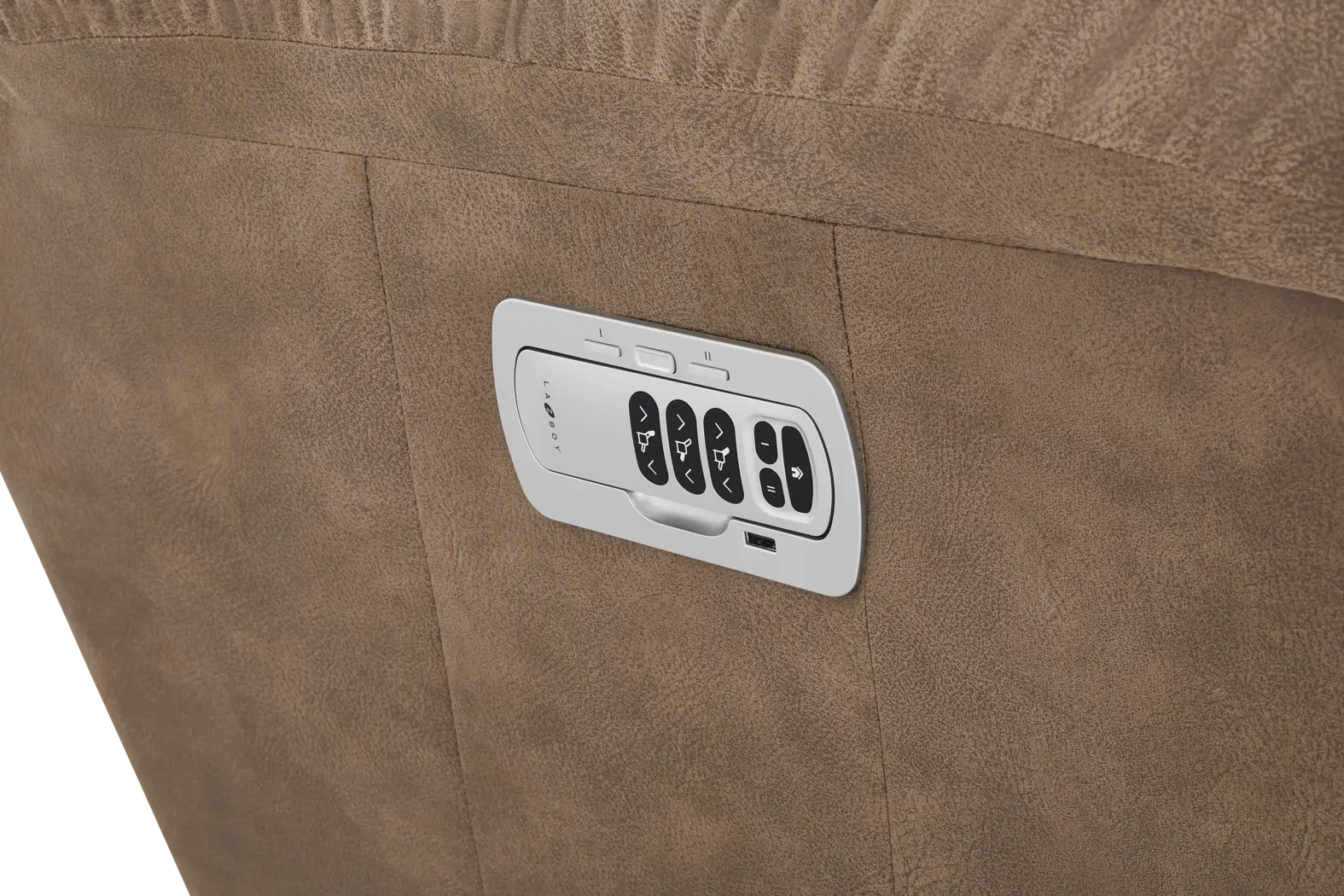 La-Z-Boy Joshua III Chestnut Dual Power Recliner - Image 5