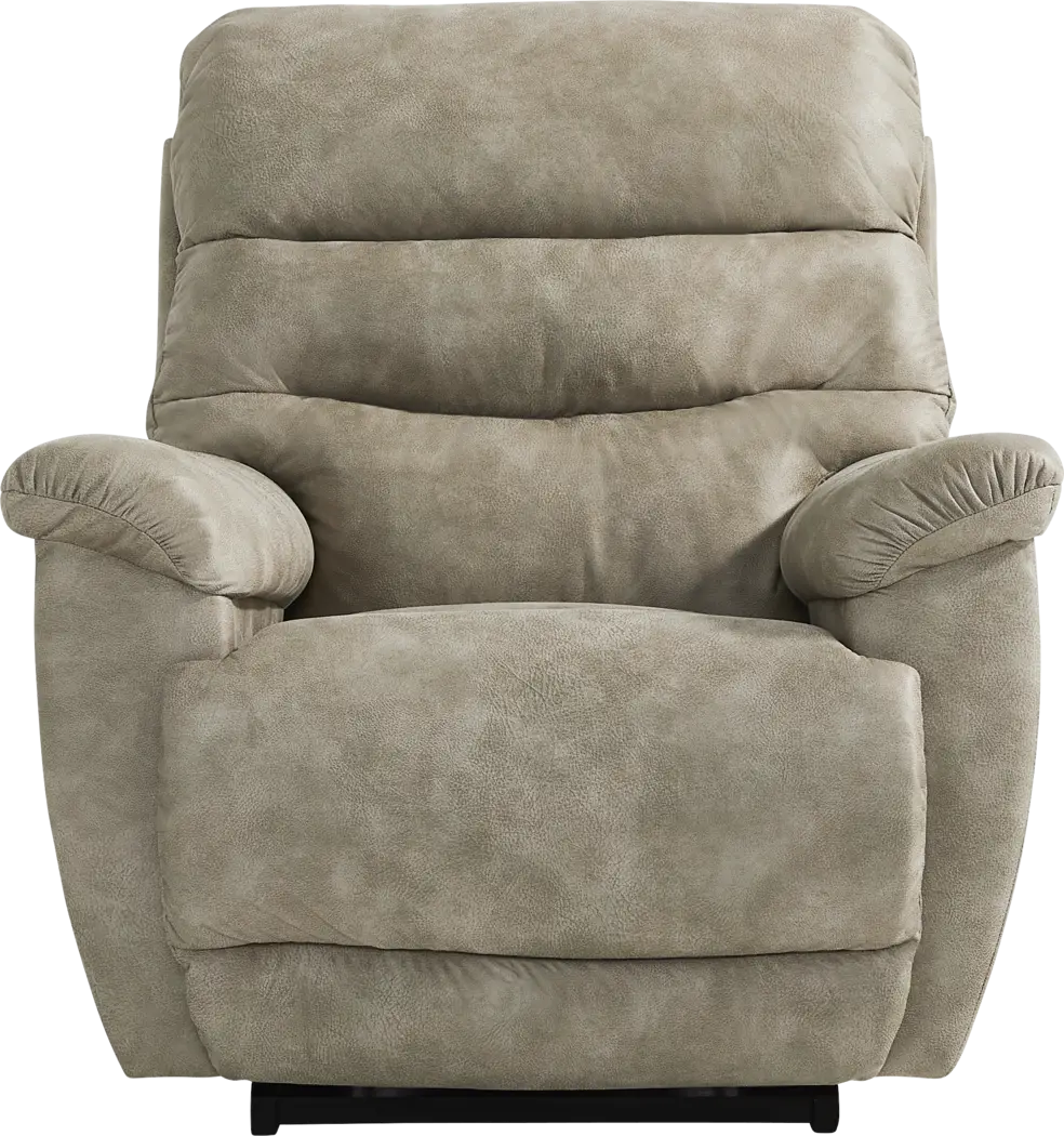 La-Z-Boy Joshua III Gray Dual Power Recliner - Thumbnail - Image 2