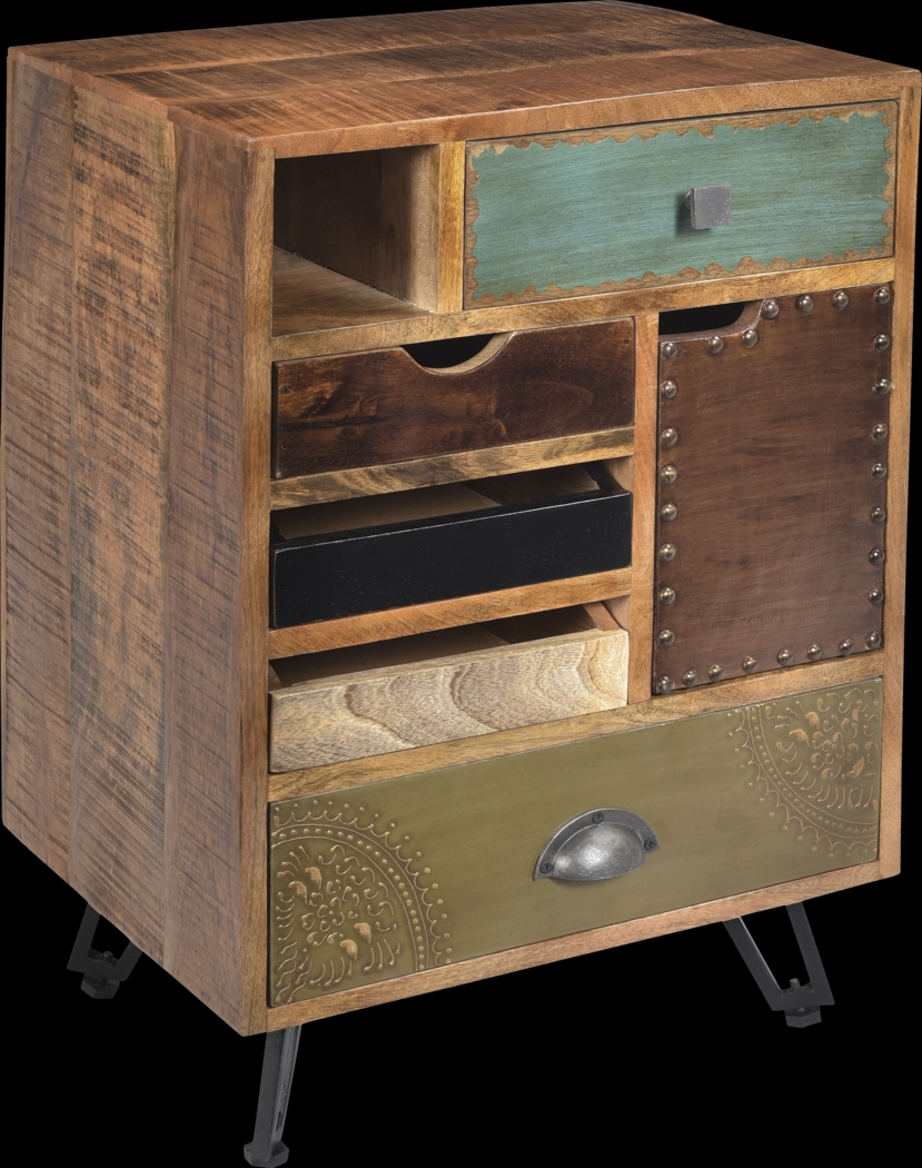 Josie Tan End Table - Thumbnail - Image 1