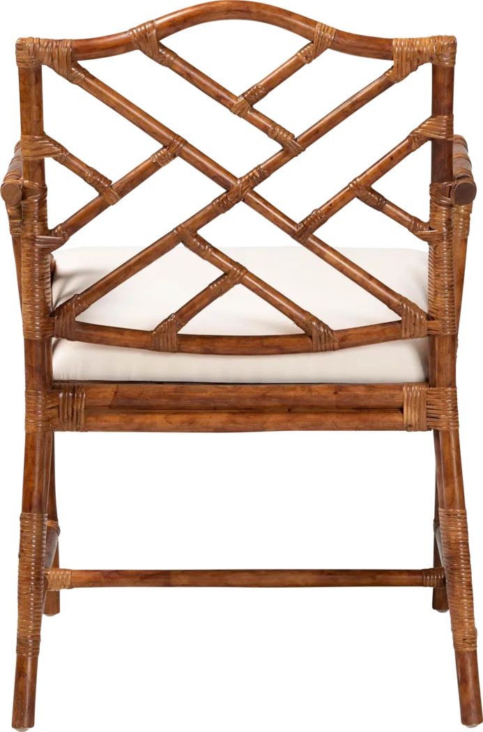 Josumu Brown Arm Chair - Thumbnail - Image 6