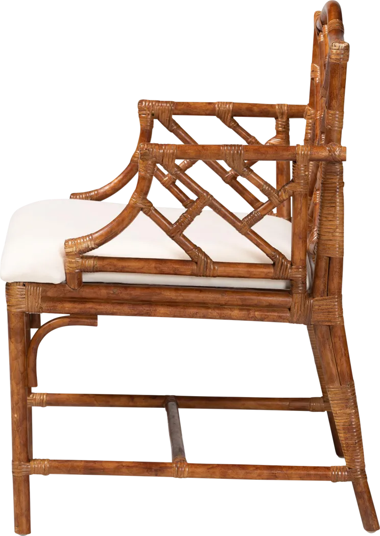 Josumu Brown Arm Chair - Thumbnail - Image 7