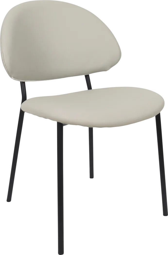 Joud Gray Side Chair, Set of 4 - Thumbnail - Image 5