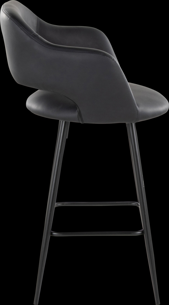 Jouett Black Counter Height Stool, Set of 2 - Thumbnail - Image 5