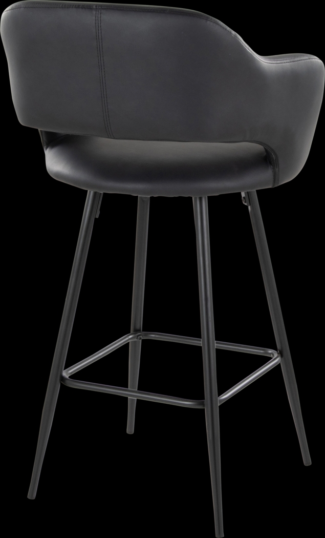 Jouett Black Counter Height Stool, Set of 2 - Thumbnail - Image 6