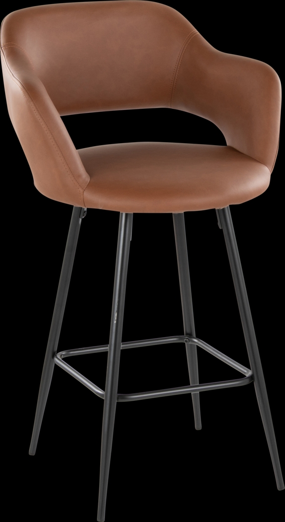 Jouett Brown Counter Height Stool, Set of 2 - Thumbnail - Image 4