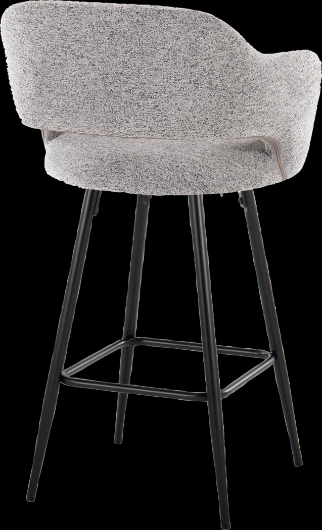 Jouett Gray Counter Height Stool, Set of 2 - Thumbnail - Image 5