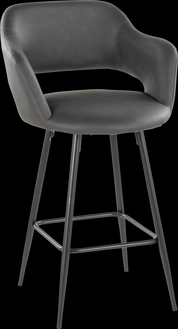 Jouett Gray Counter Height Stool, Set of 2 - Thumbnail - Image 4